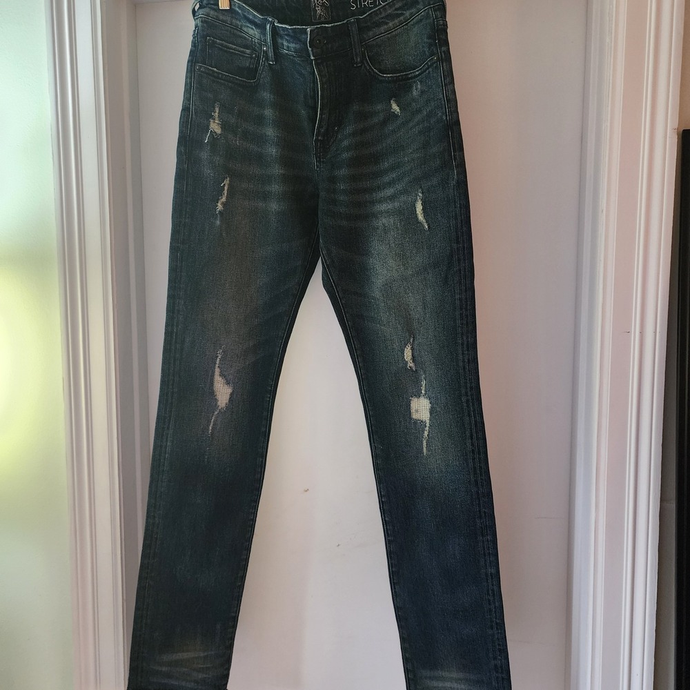 Prps Stretch Slim Fit  Denim Jeans A19 Zip Classic 5-Pocket 31/32